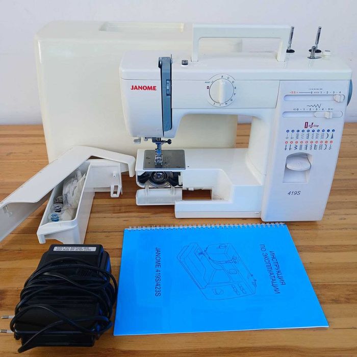 Janome 419S(Япония). Год гарантии/Металл/Комплект.