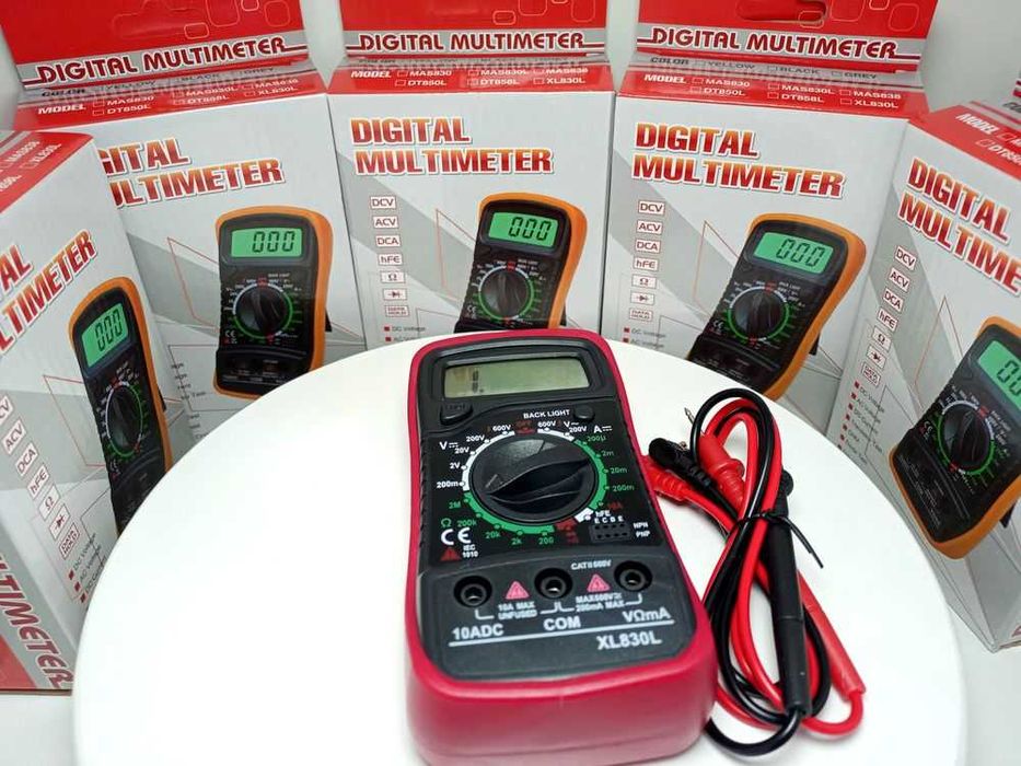 Aparat Masura Electric Multimetru Digital XL830L AVO LED Albastru