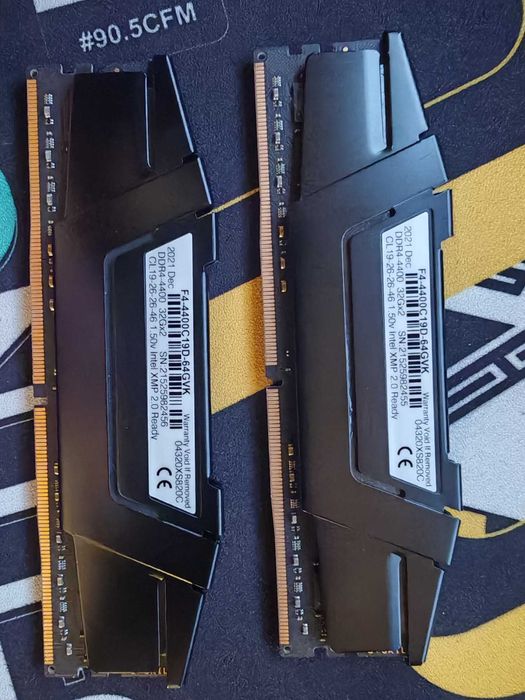 Рам памет G.Skill Ripjaws V 64GB (2x32GB) DDR4 4400MHz
