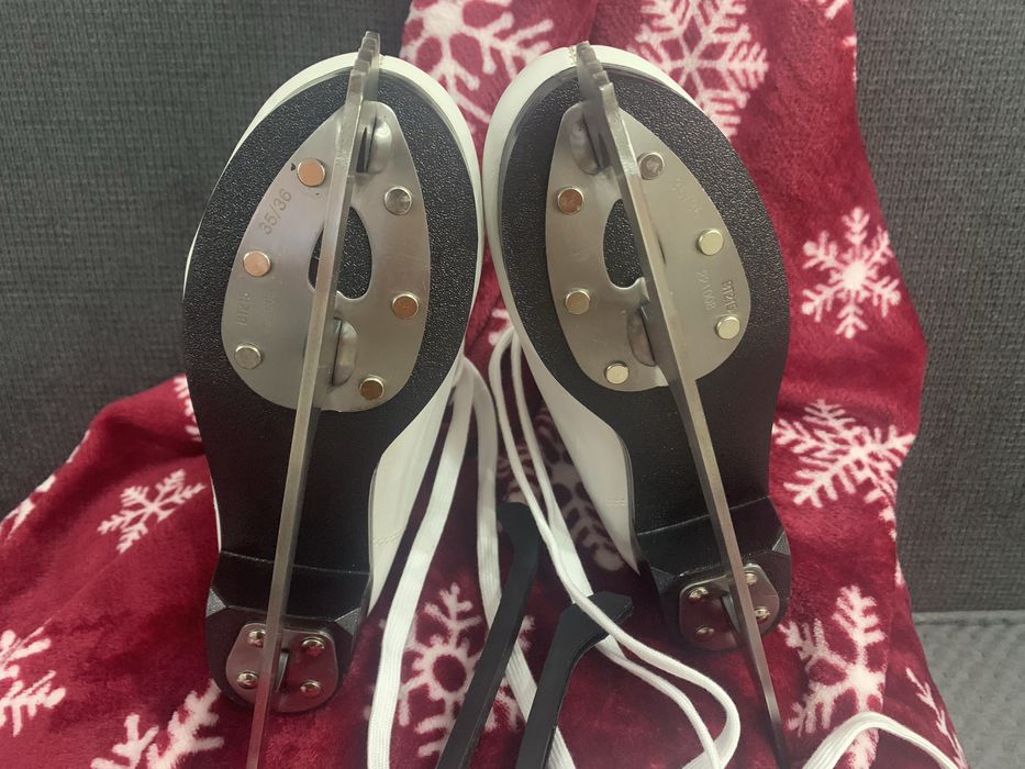 Детски бели кънки за лед Oxelo