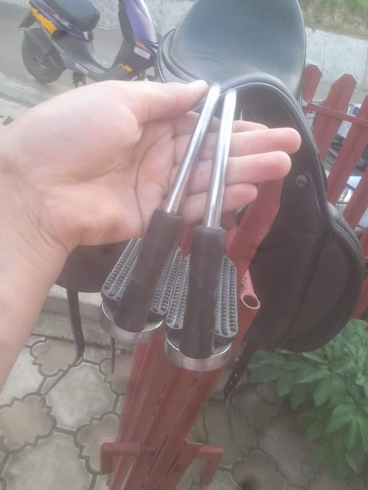 Vând șa  calarie din piele adusa din germania