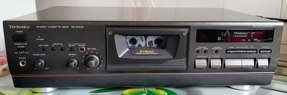 Deck 3 capete Technics Rs-Bx 646 fabricat în Japonia