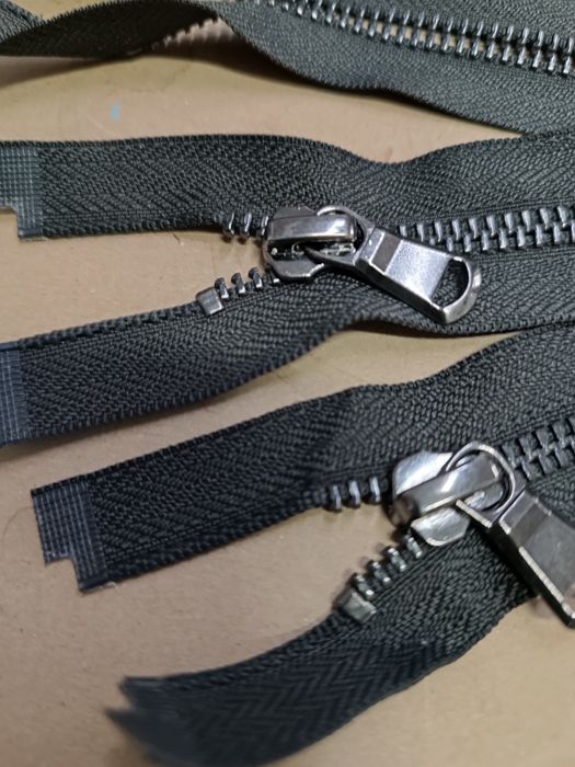 Fermoar metalic, maro, gri, albastru inchis