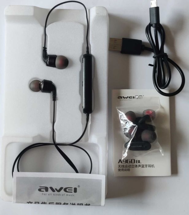 Awei A960BL Bluetooth V4.0 Стерео Слушалки
