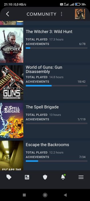 Аккаунт Steam 78 игр