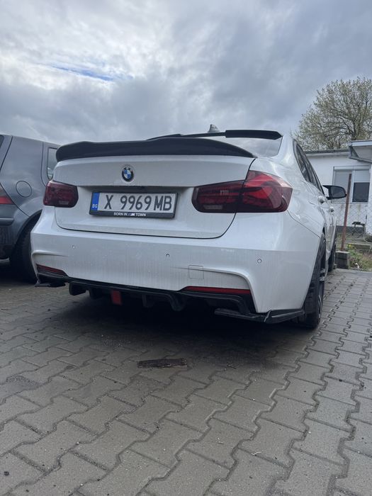 BMW F30 F31 M-Tech Дифузьор с трети стоп + добавки задна броня