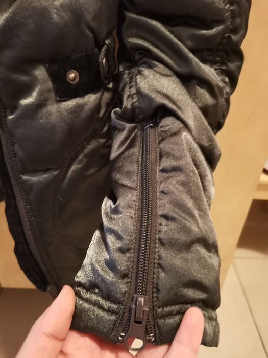 Geaca femei Max&Co guler blana naturala marimea XS