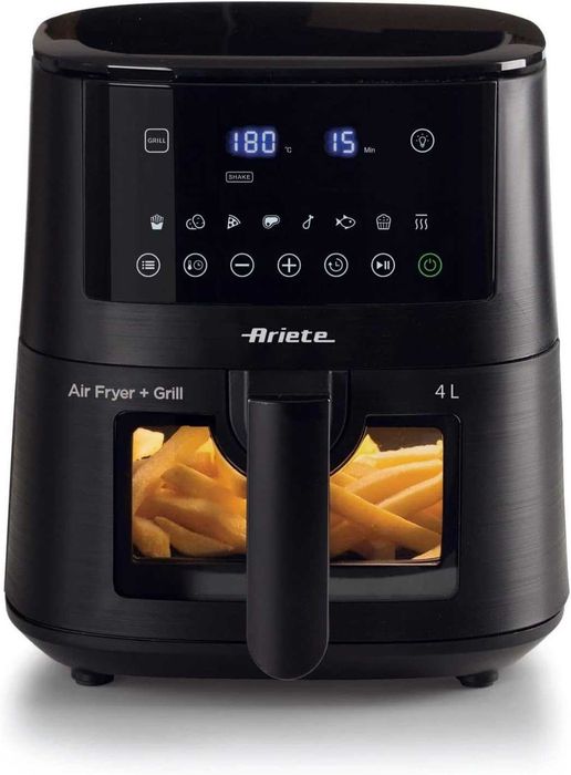 Ariete 4633 Air Fryer L – Фритюрник с горещ въздух 4 л, 1400 W, 9 програми