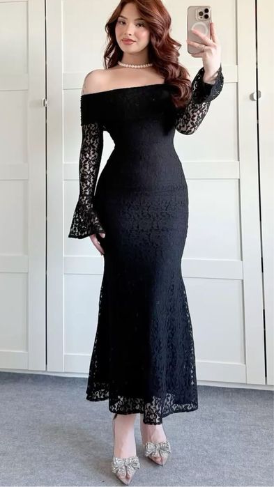 Платье черное вечернее