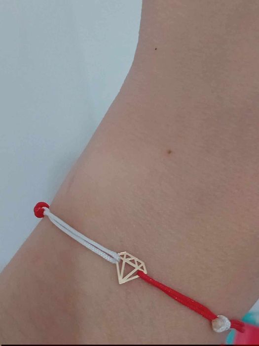 Brățări din șnur cu aur 14k! Nu se vând la gram!