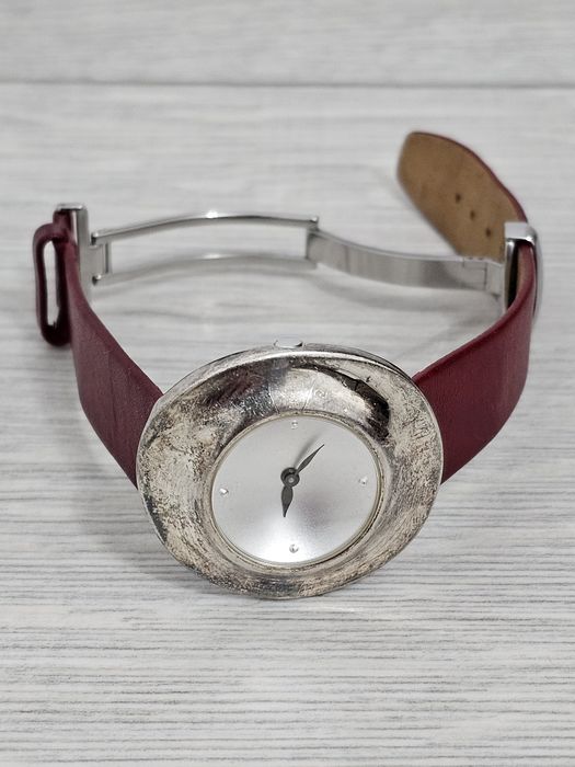 Ceas Lux Dama Robert Lee Morris Moon Crater Quartz Argint 1995