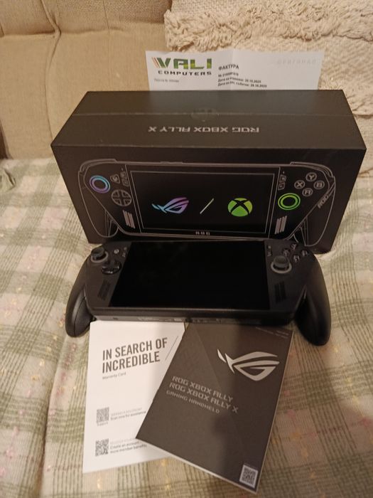 Asus Xbox Rog ally X с гаранция до 10.27г