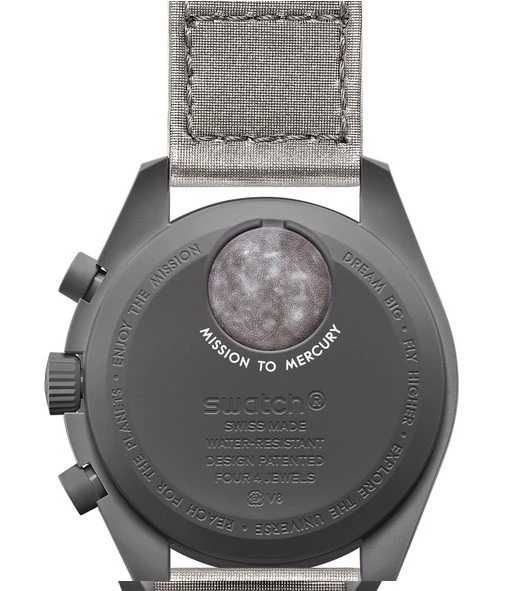 Ceas SWATCH X OMEGA MISSION TO MERCURY-Chronograf Superb Nou 2026 !!