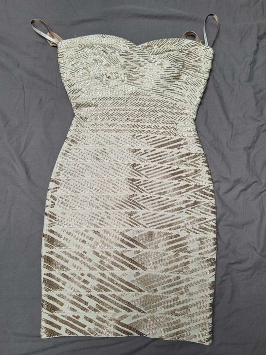 Къса дизайнерска рокля Herve Ledger Kerra