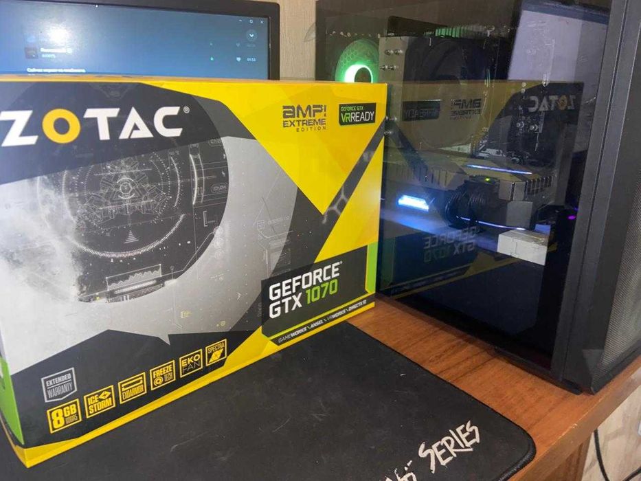 ВИДЕОКАРТА GTX 1070 AMP! Extreme Edition