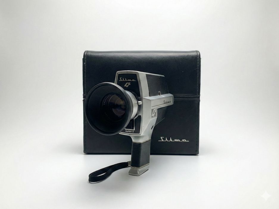 Cameră Video Vintage Silma 4Z Super 8 - Set complet de colecție italia