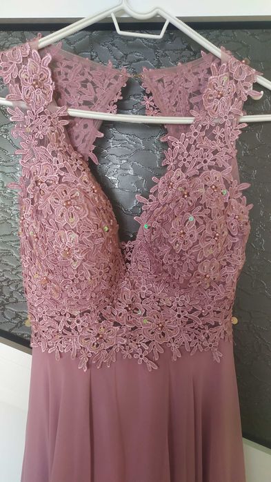 Официална дълга рокля размер М