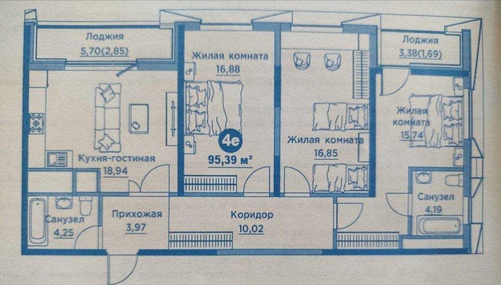 Продаётся квартира Regnum Plaza Murad building 3/5/15