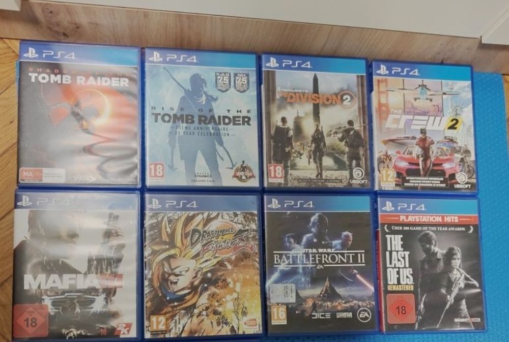 Star Wars Battlefront 2 The Division 2  Mafia 3 The Crew 2 Tomb Raider ps4 ps5 - 50 lei bucata