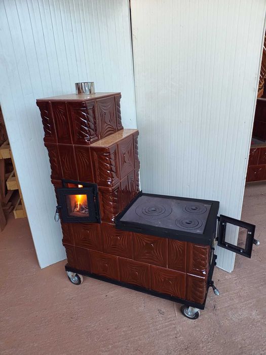 Soba de teracota cu plita de gatit 5 randuri - direct producator