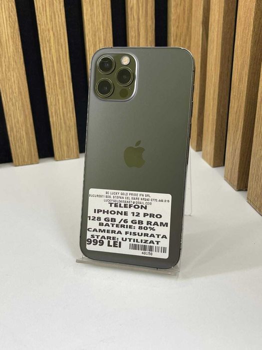 Iphone 12 PRO / 128 GB 80% BAT / Factura / Garantie #48150