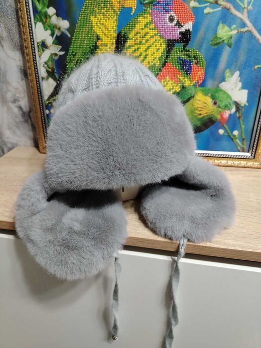 Шапка ушанка зимняя новая