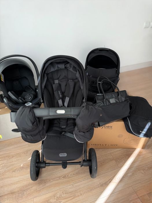 Cybex Balios S lux 2025 Moon Black 4in1 +  аксесоари