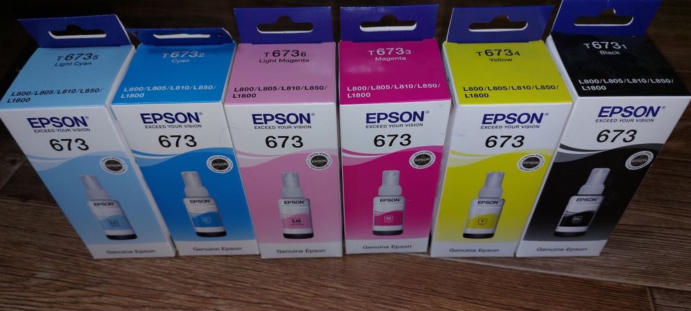 Epson 673 чернила