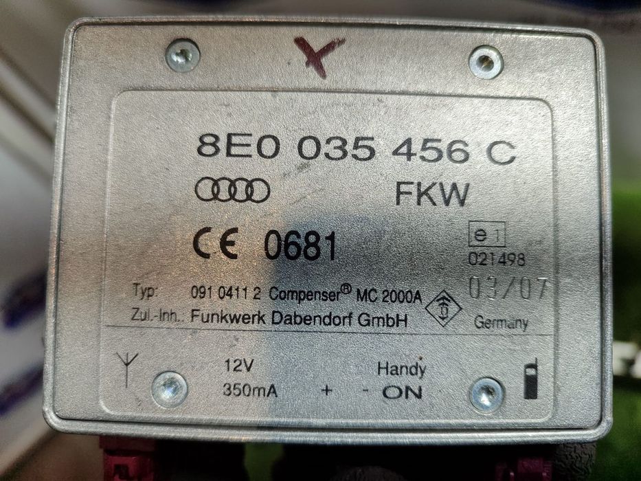 AMPLIFICATOR ANTENA (5 BUC.) AUDI A4 AVANT 2.0 DIESEL 2009 / 2009-2016 /  AUDI A6 C6 AVANT 2.0 DIESEL 2009 2006-2010 / AUDI A6 C6 QUATTRO 2.7 DIESEL 2007 2004-2011 / AUDI A4 B8 S LINE 2.0 DIESEL 2010 BERLINA / 2009-2016 MERCEDES BENZ W211 E280 CDI 3.0 DIE