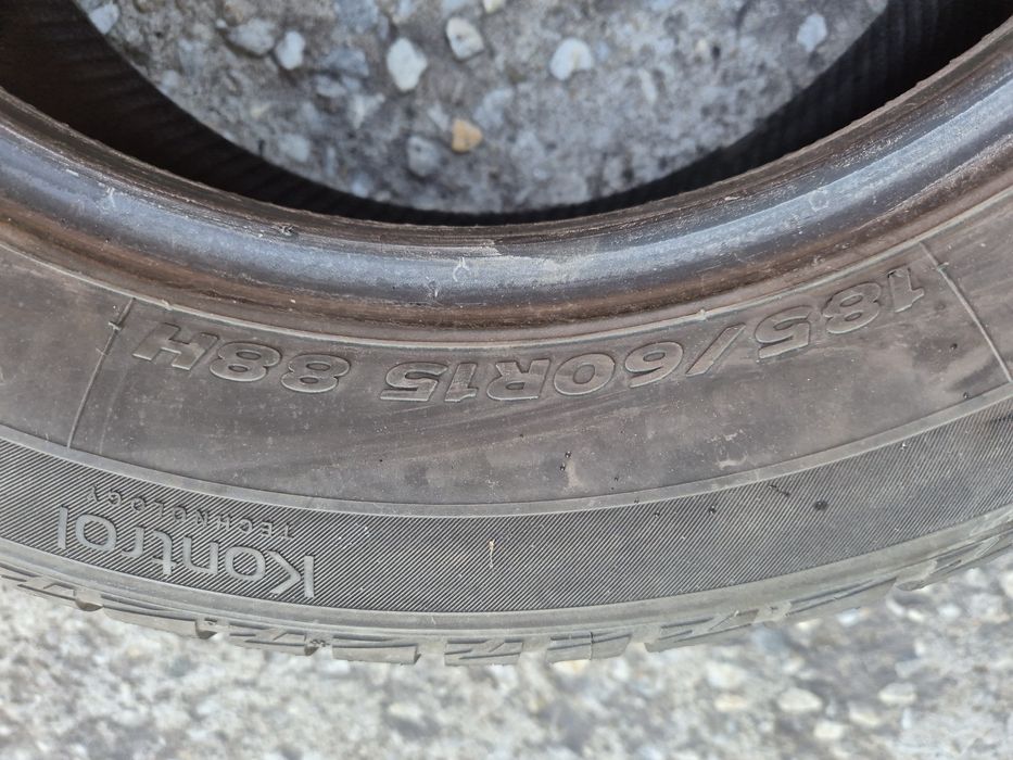 2бр зимни гуми Ханкок/ 185-60-15/ 2018г/ 7мм грайфер/