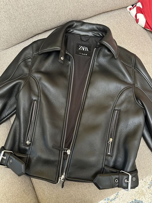 Кожанная куртка Zara