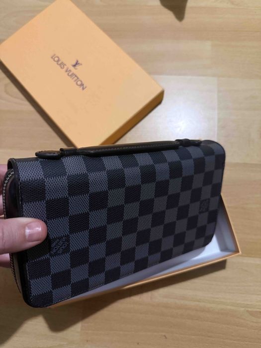 Мъжки портфейл L0uis Vuitt0n Zippy - естествена кожа