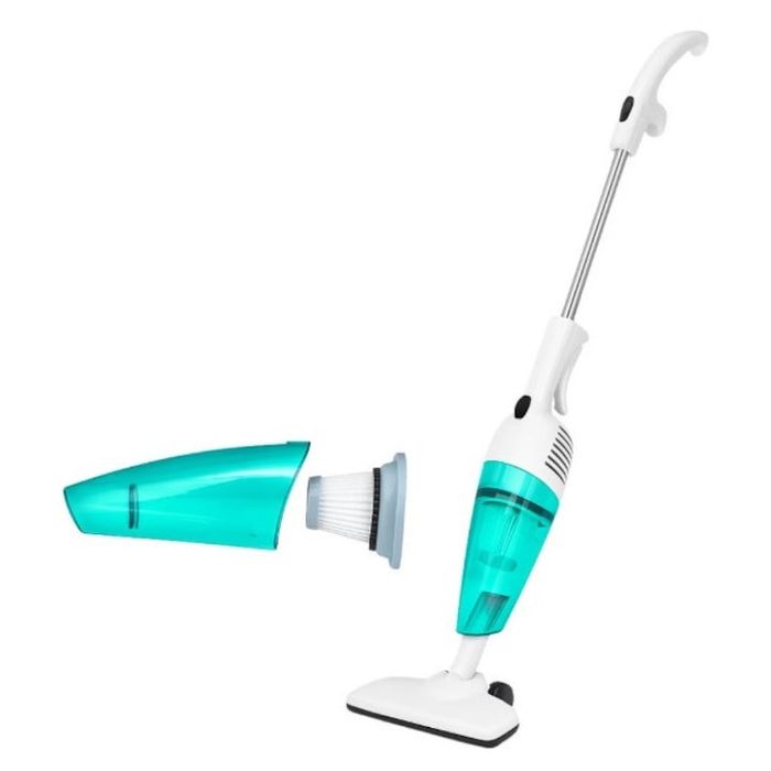 Aspirator Vertical 2 in 1, 600W, Alb, cu Filtru HEPA, Accesorii