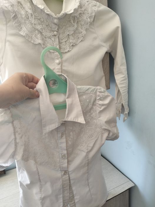 Рубашки разные 9/11лет