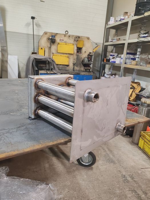 Serpentina INOX în rolă!!! registru termic, schimbător căldură cuptor