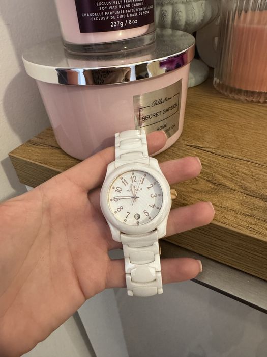 Vand ceas femei Follie Follie alb ceramic