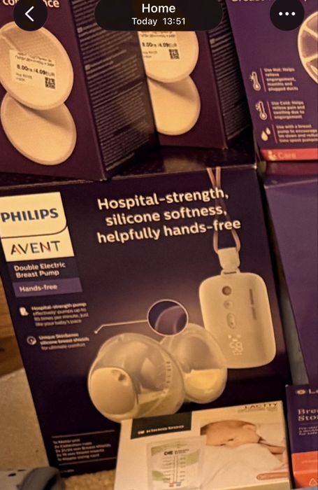 Двойна електрическа помпа Philips Avent - Hands Free