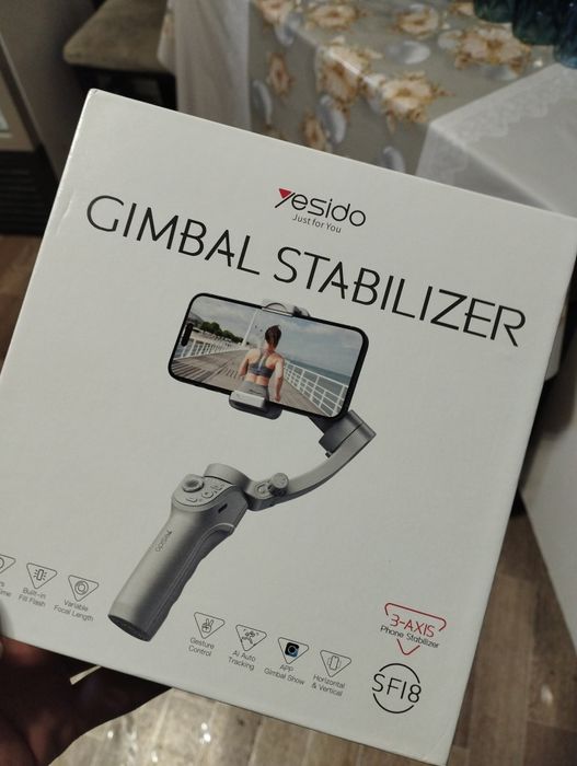 Stablizator, telefon uchun 3 oʻqli stablizator