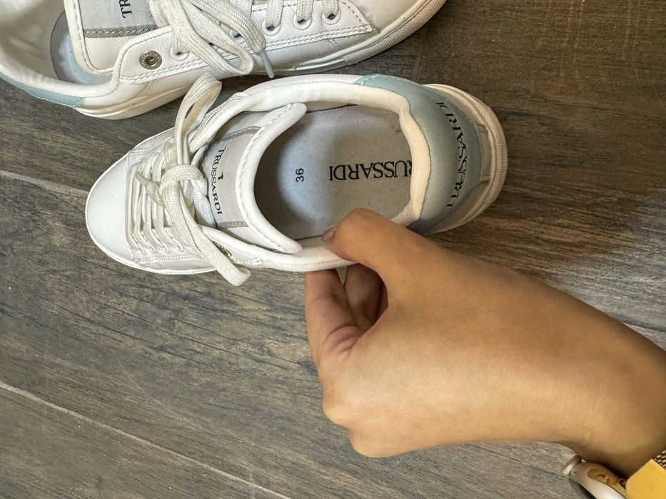 Обувки Trussardi естесвена кожа