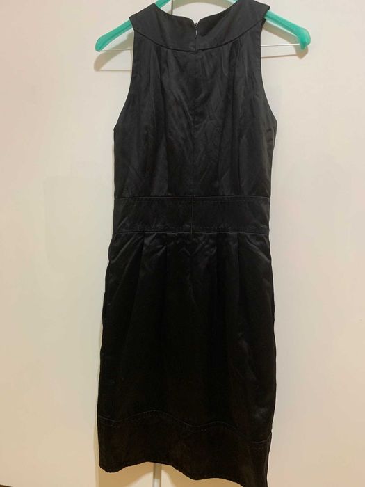 Rochie neagra de ocazie Massimo Dutti