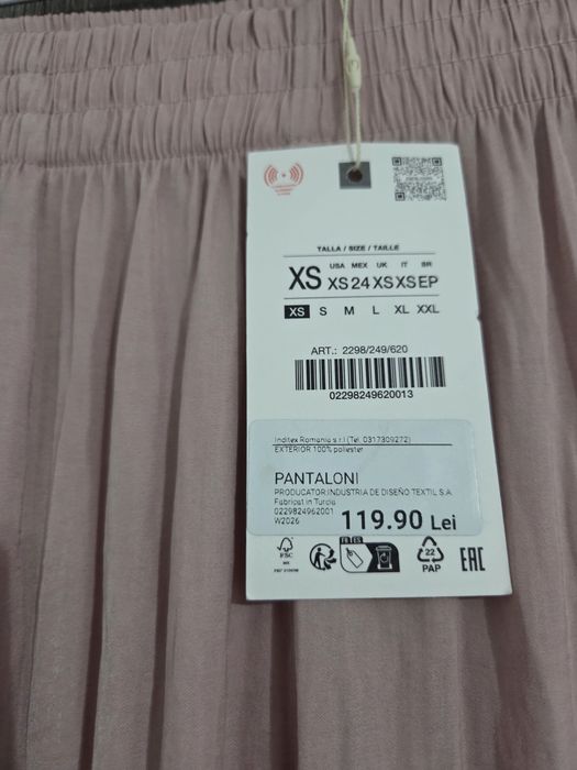 Pantaloni satinati