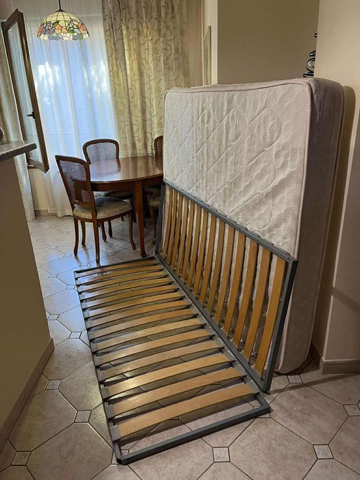 Легло от масивно дърво за матрак 140/190