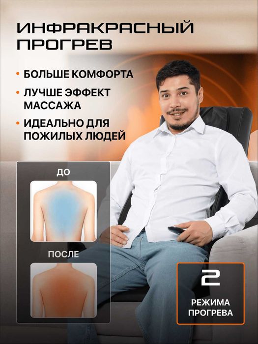 Массажная накидка Genau Privilege Black