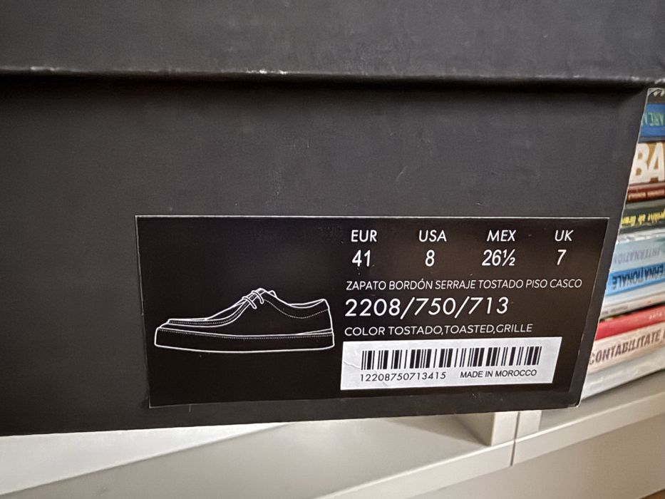 Pantofi din piele Massimo Dutti