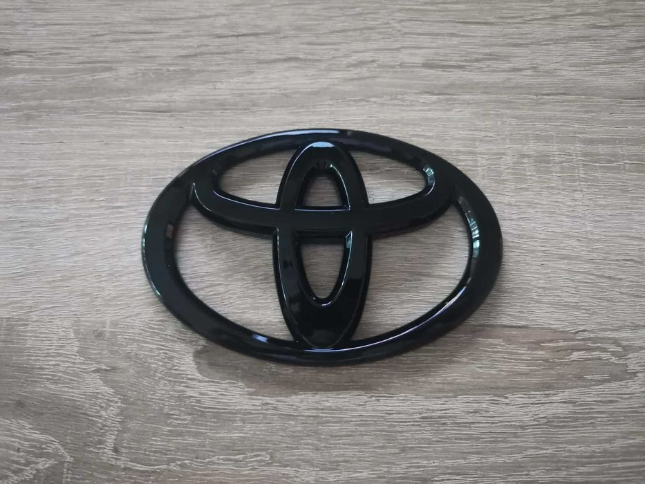 черна емблема за Toyota 10 cm