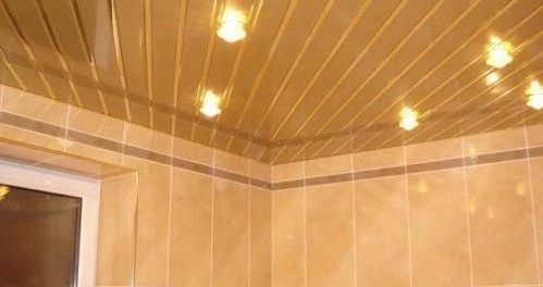 Потолок в ванную