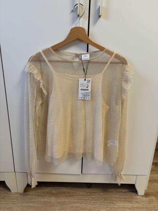 Близа с брокат Zara