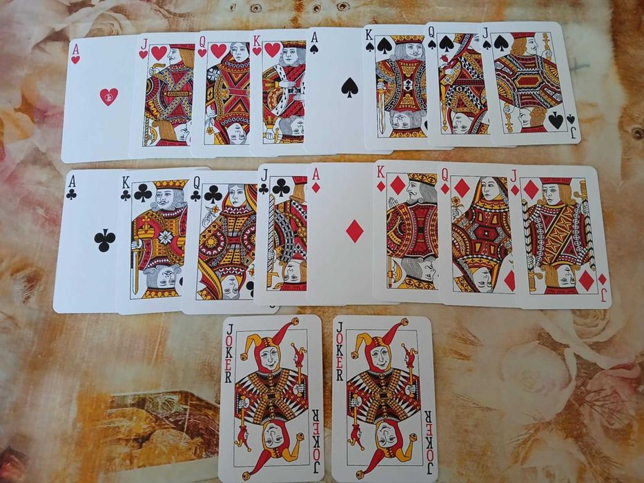 Луксозни немски стари карти за игра Pelikan, произведени в Берлин