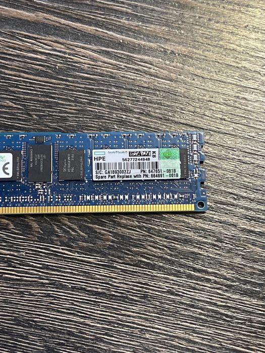 Продам ОЗУ DDR3 8 ГБ Серверная