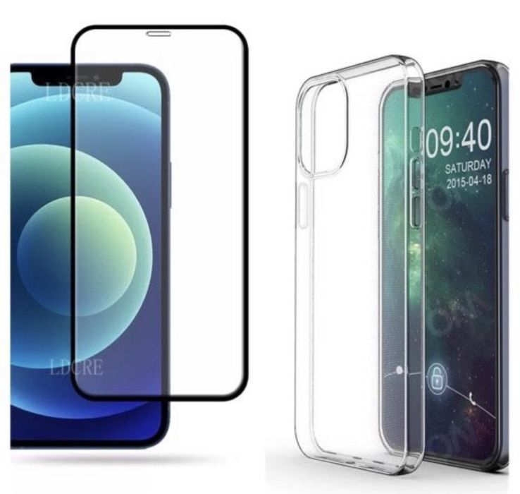 Iphone 12 13 14 PRO MAX - Pachet Husa Silicon + Folie Sticla Tempered